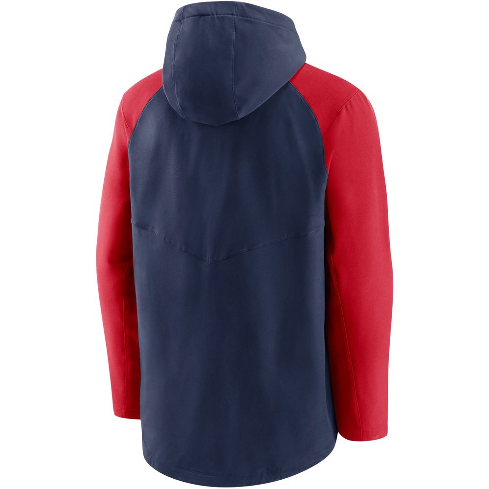 Men's Nike Navy/Red Boston Red Sox Authentic Collection Player - Full-Zip Hoodie Jacket