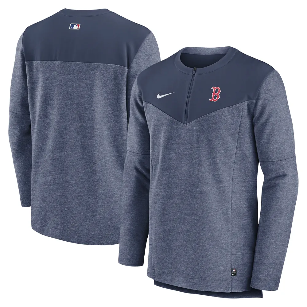 Haut à demi-glissière Nike Boston Red Sox Authentic Collection Game Time Performance pour homme - Bleu marine