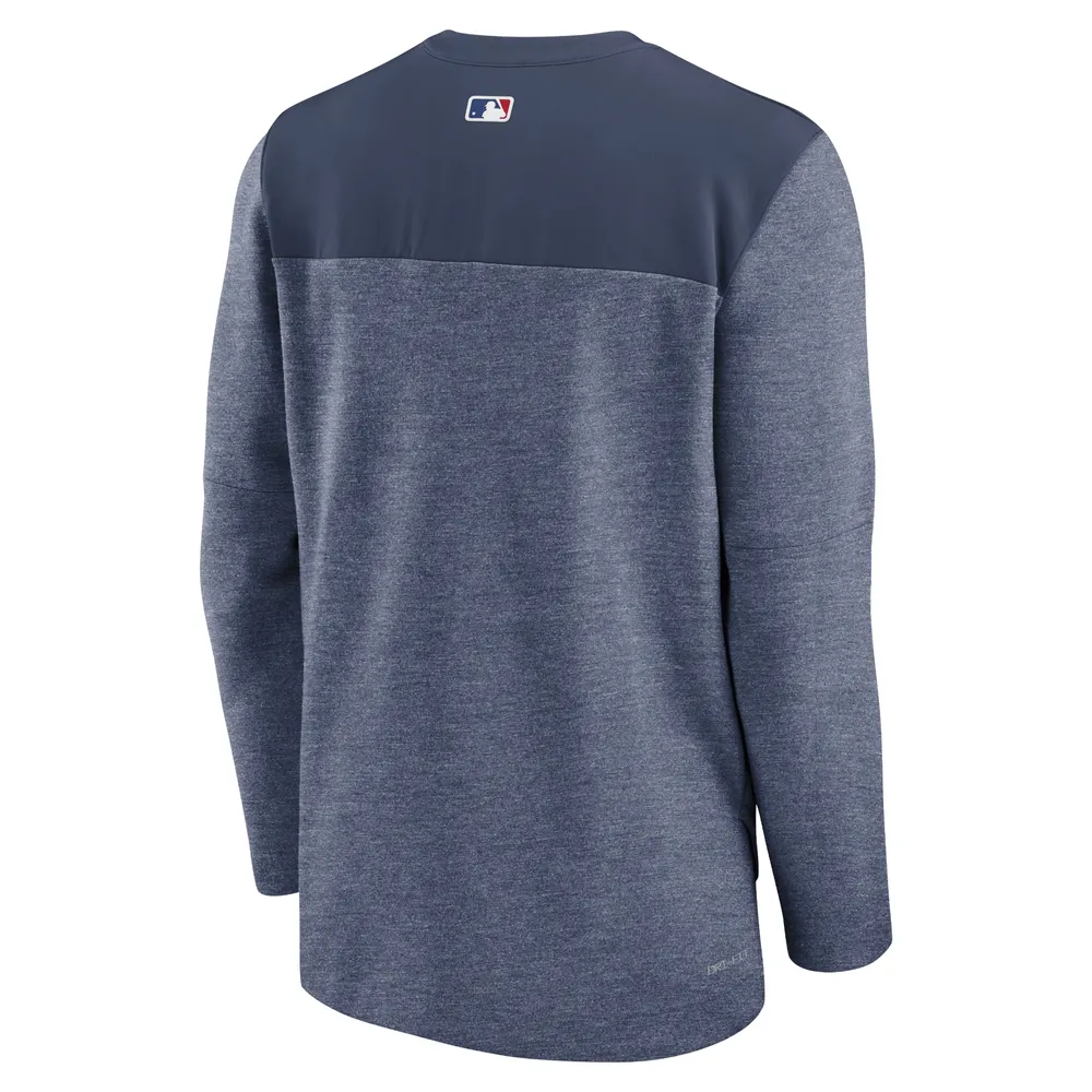 Haut à demi-glissière Nike Boston Red Sox Authentic Collection Game Time Performance pour homme - Bleu marine