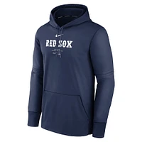 Men's Nike Navy Boston Red Sox Authentic Collection Performance Pullover Hoodie