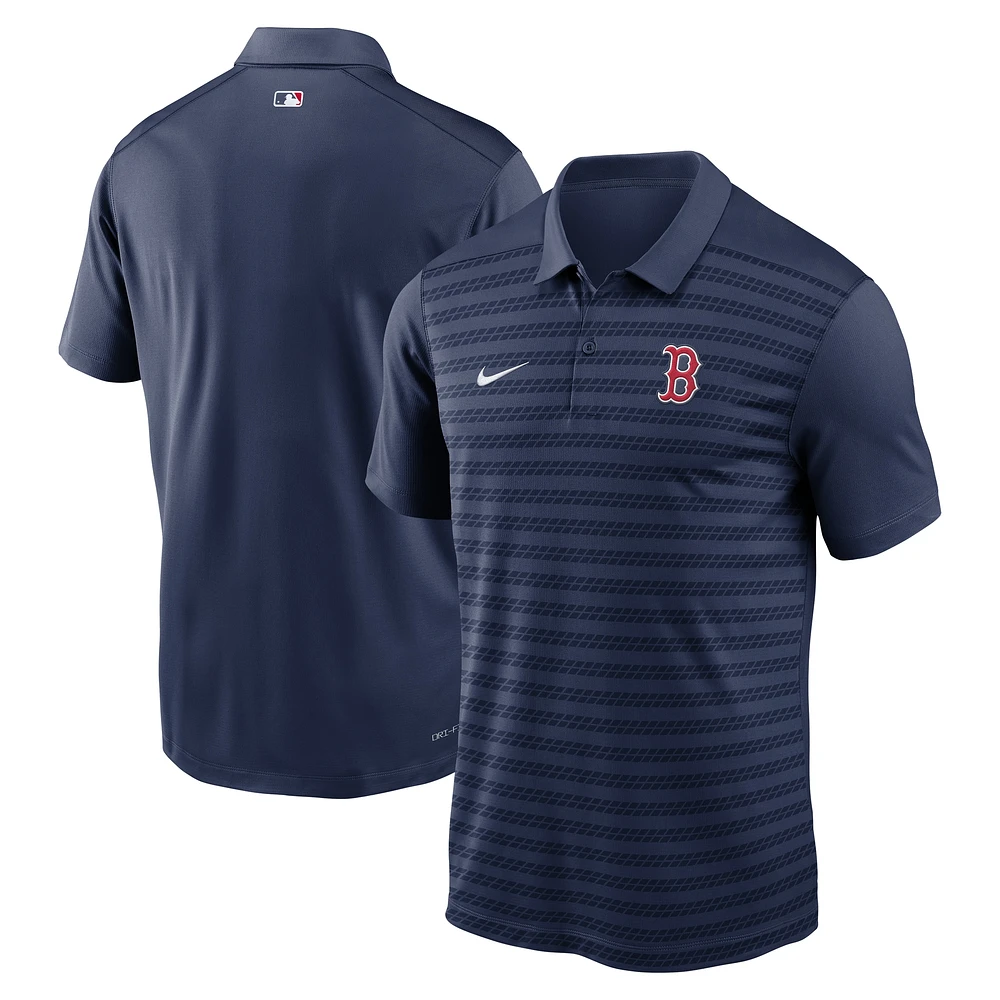 Polo Nike Victory Performance bleu marine pour homme de la collection Authentic Boston Red Sox