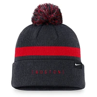 Men's Nike Navy Boston Red Sox Hometown Peak Cuffed Knit Hat with Pom