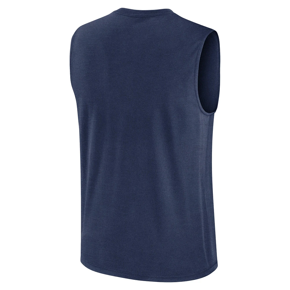 Débardeur Nike bleu marine Boston Red Sox Knockout Performance Muscle pour homme
