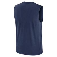 Débardeur Nike bleu marine Boston Red Sox Knockout Performance Muscle pour homme