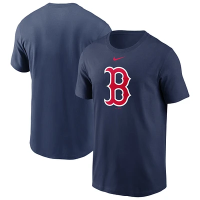 T-shirt Nike bleu marine avec grand logo Boston Red Sox pour homme