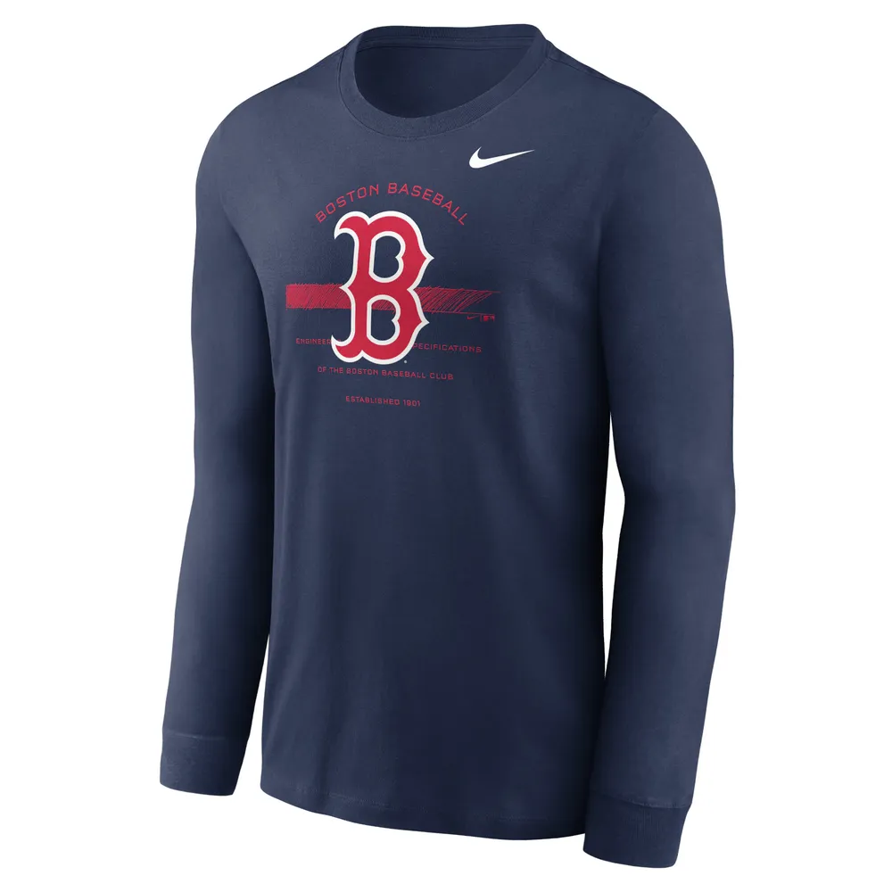 Red Nike MLB Boston Red Sox Large Logo T-Shirt