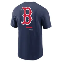 T-shirt à enfiler Nike pour homme, bleu marine, Boston Red Sox, sur l'épaule