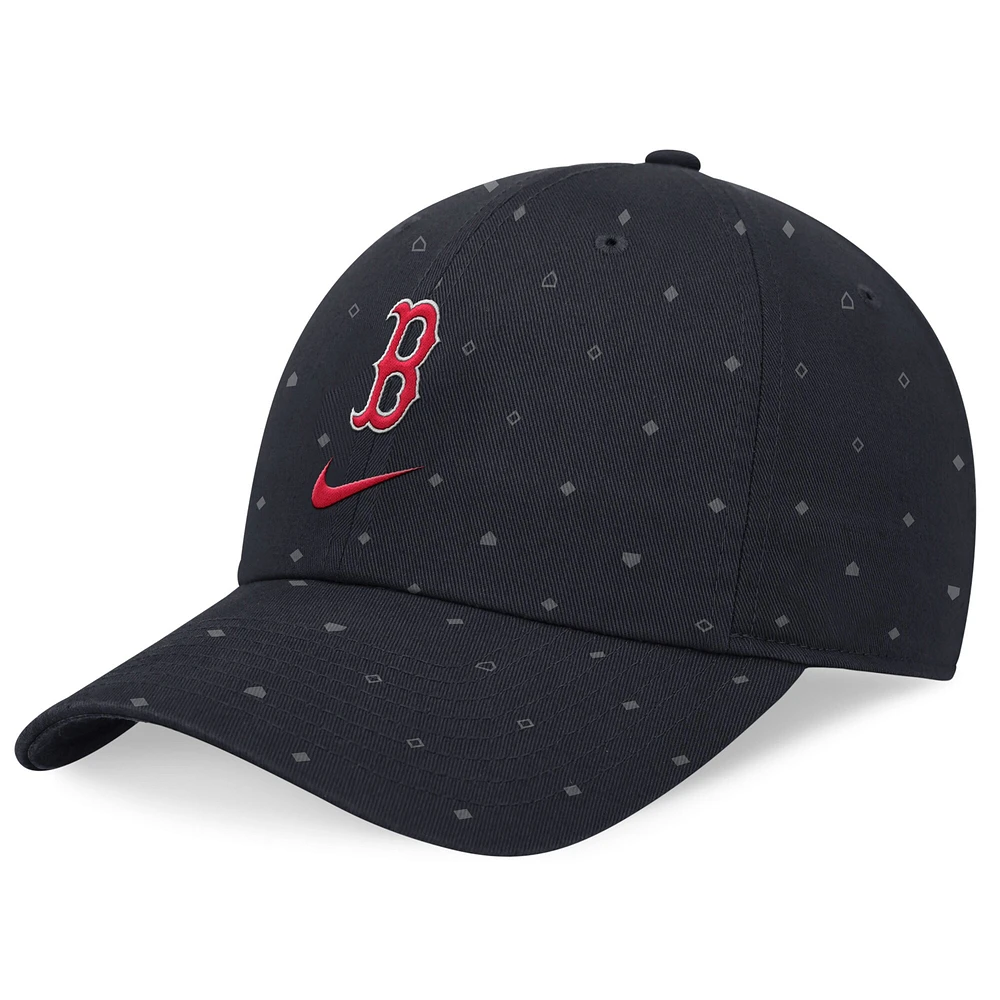 Casquette réglable Nike Navy Boston Red Sox Primetime Print Club pour homme