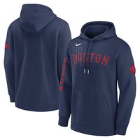 Men's Nike Navy Boston Red Sox Reflection - Pullover Hoodie