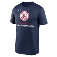T-shirt Nike bleu marine Boston Red Sox Stadium Legend Performance pour homme