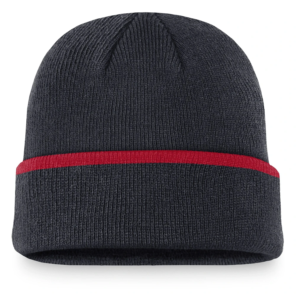 Bonnet en tricot à revers Terra des Red Sox de Boston Nike bleu marine pour homme