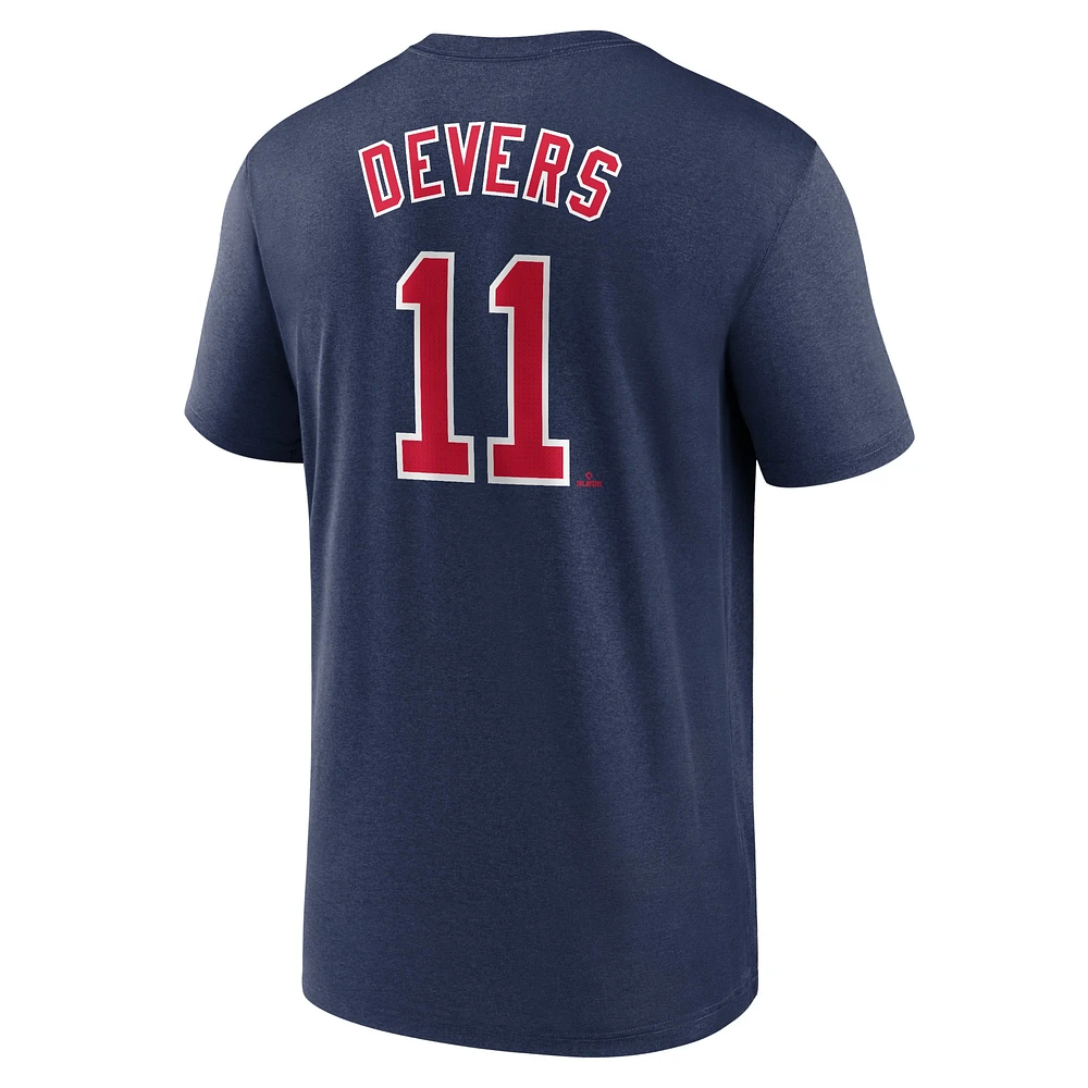 Men's Nike Rafael Devers Navy Boston Red Sox Legend Name & Number Performance T-Shirt