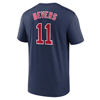 Men's Nike Rafael Devers Navy Boston Red Sox Legend Name & Number Performance T-Shirt