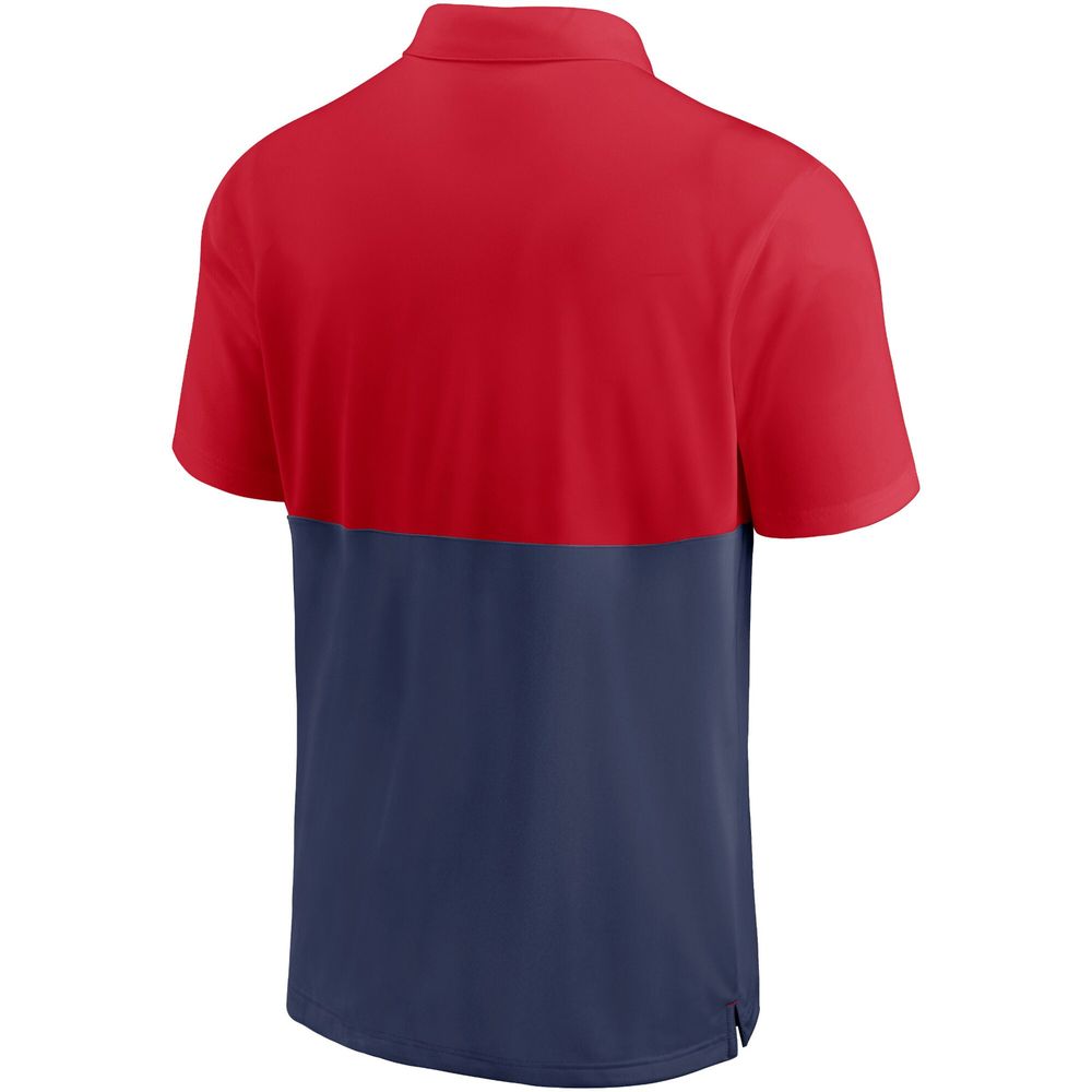 Men's Nike Red/Navy Boston Red Sox Team Baseline Performance - Polo