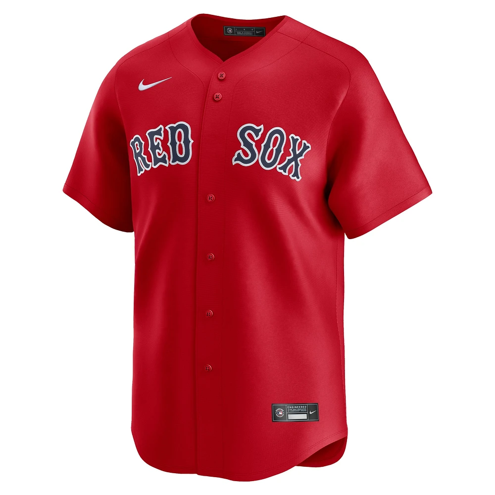 Maillot Nike rouge Boston Red Sox Alternate Limited pour homme