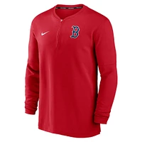 Men's Nike Red Boston Sox Authentic Collection Game Time Performance Quarter-Zip Top