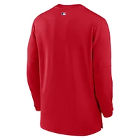 Men's Nike Red Boston Sox Authentic Collection Game Time Performance Quarter-Zip Top