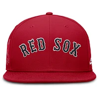 Casquette ajustée Nike Cooperstown True Performance pour homme des Red Sox de Boston rouge