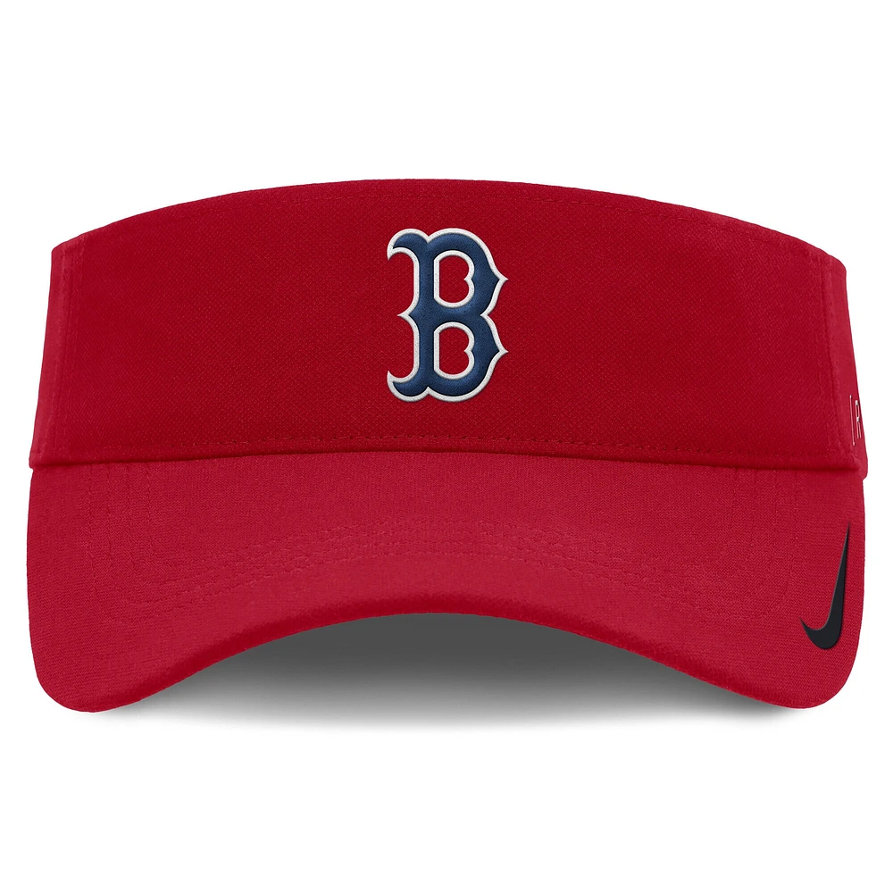 Men's Nike Red Boston Sox Primetime Bozz Ace Performance Adjustable Visor