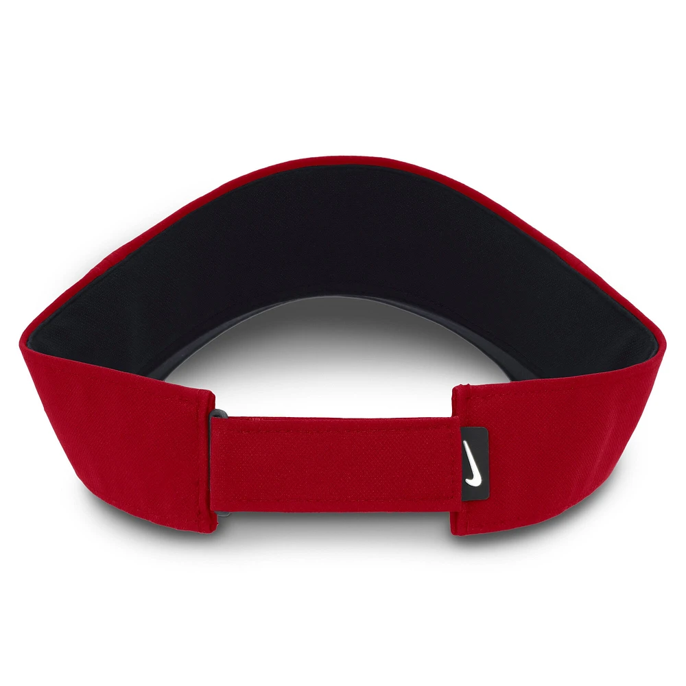 Men's Nike Red Boston Sox Primetime Bozz Ace Performance Adjustable Visor
