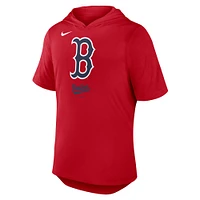 T-shirt à capuche Nike rouge Boston Red Sox Tri-Blend pour homme