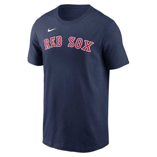 T-shirt avec nom et numéro des Red Sox Boston Nike Trevor Story pour homme - Bleu marine