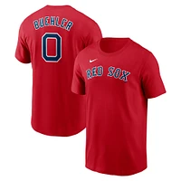 Men's Nike Walker Buehler Red Boston Sox Fuse Name & Number T-Shirt