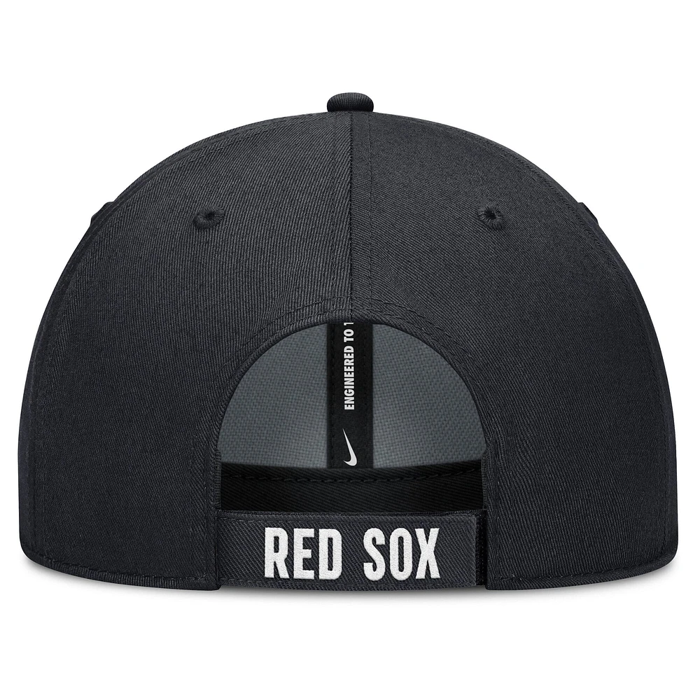 Men's Nike White/Navy Boston Red Sox Club Performance Adjustable Hat