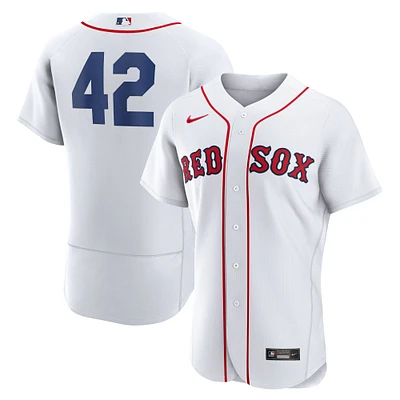 Homme Nike Boston Red Sox 2023 Jackie Robinson Day Authentique Maillot Blanc