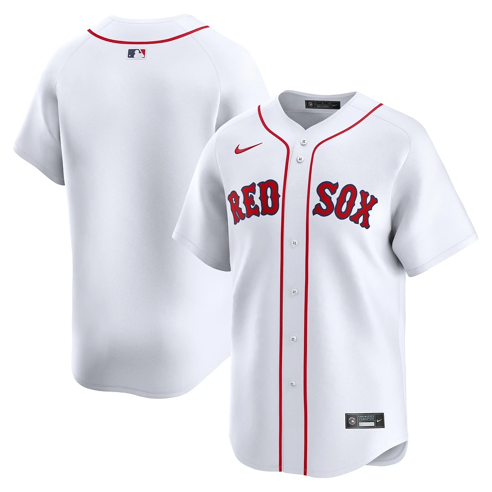 Maillot Nike pour homme blanc Boston Red Sox 2024 Domicile Limité