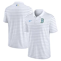 Polo Nike City Connect Authentic Collection Victory Performance pour homme, blanc, Boston Red Sox