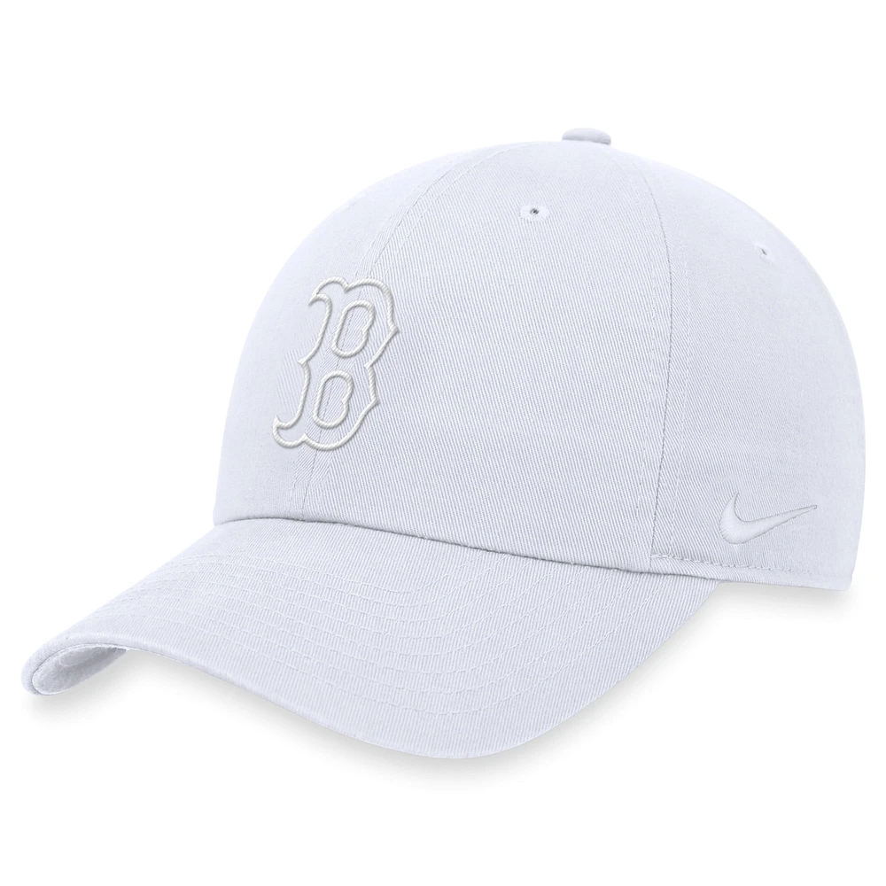 Casquette réglable Nike White Boston Red Sox Club pour homme