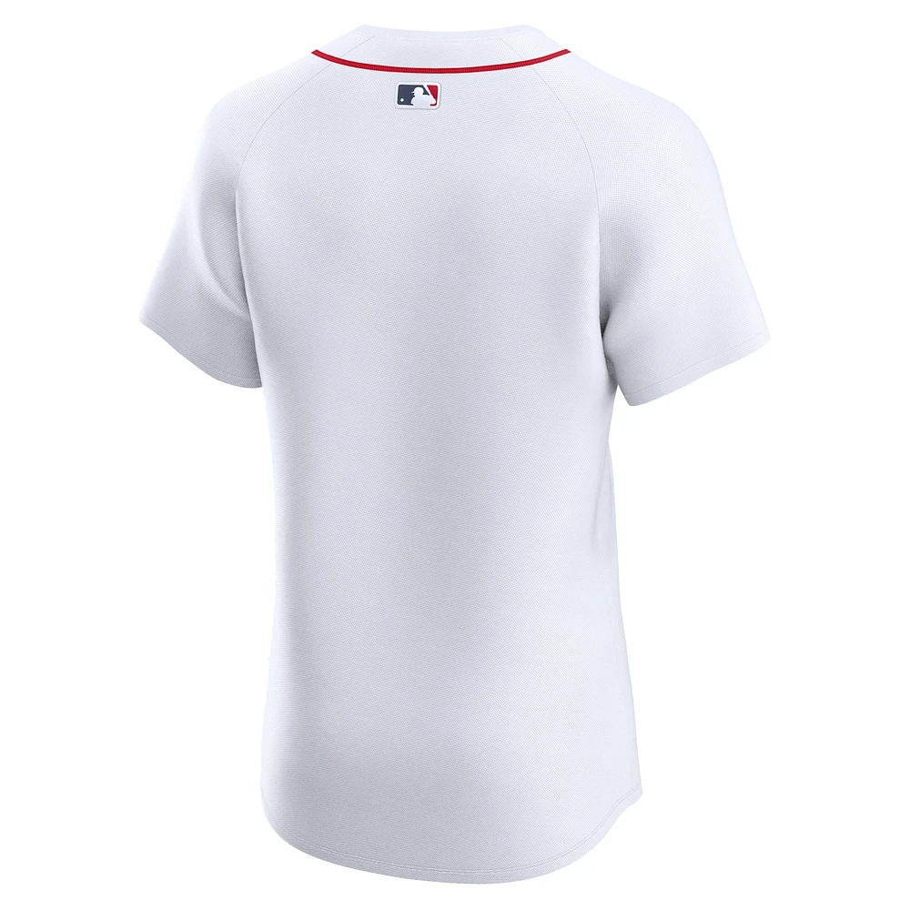 Maillot Nike pour homme blanc des Red Sox de Boston Domicile Elite