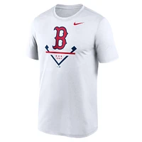 T-shirt Nike blanc Boston Red Sox Icon Legend Performance pour homme