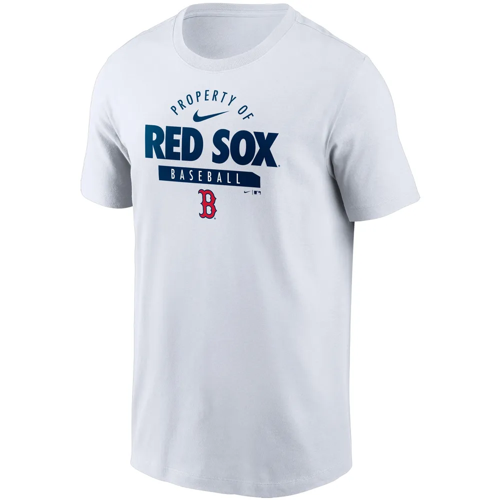 Red Nike MLB Boston Red Sox Large Logo T-Shirt