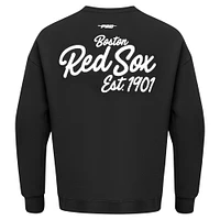 Sweat-shirt à épaules tombantes Boston Red Sox Paint The City Pro Standard pour homme, noir