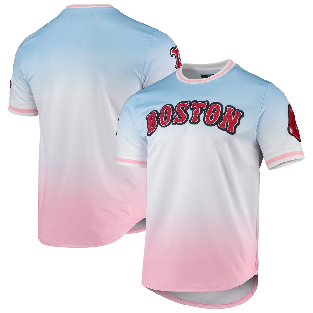 Pro Standard Men's Pro Standard Blue/Pink Boston Red Sox Ombre T-Shirt