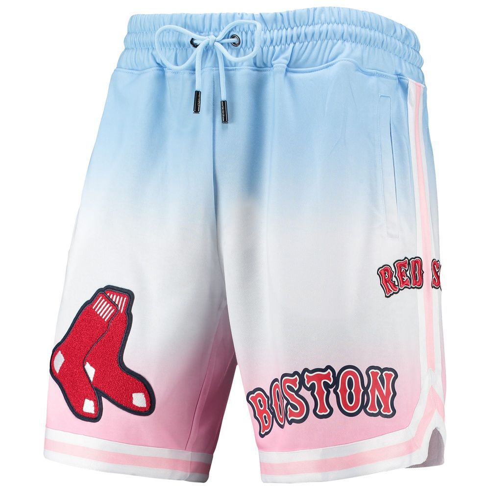 Men's Pro Standard Blue/Pink Boston Red Sox Team Logo Ombre Shorts