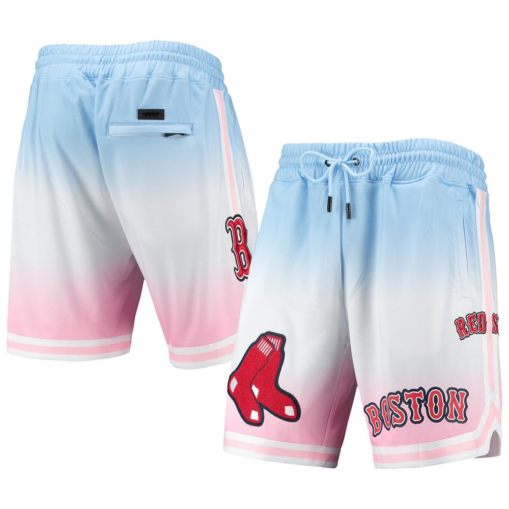 Men's Pro Standard Blue/Pink Boston Red Sox Team Logo Ombre Shorts