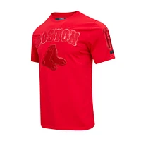 T-shirt Pro Standard Boston Red Sox Classic Triple pour homme