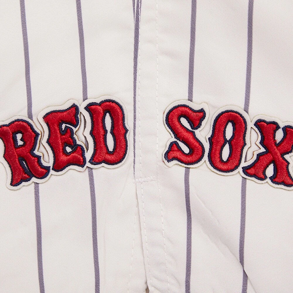 Short tissé classique rétro à fines rayures Boston Red Sox Pro Standard pour hommes