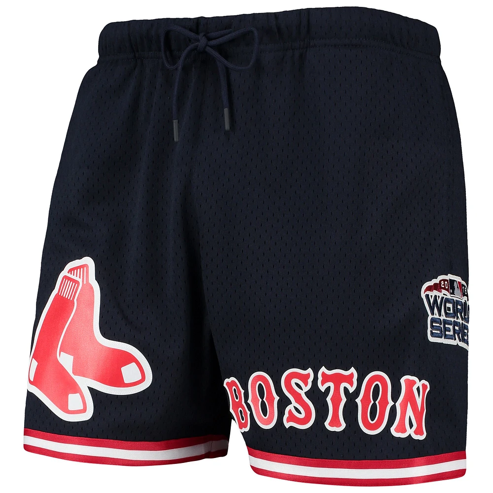 Men's Pro Standard Navy Boston Red Sox 2018 World Series Mesh Shorts