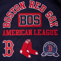 Men's Pro Standard Navy Boston Red Sox Area Code Twill Full-Zip Jacket