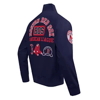 Men's Pro Standard Navy Boston Red Sox Area Code Twill Full-Zip Jacket