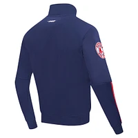 Veste de survêtement entièrement zippée Pro Standard Navy Boston Red Sox Fast Lane pour hommes