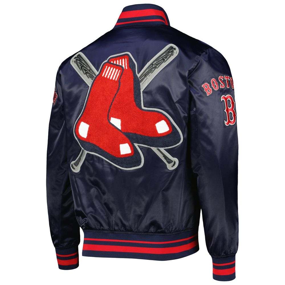 Starter Red Sox Home Game Full-Snap Varsity Jacket
