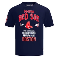 T-shirt surdimensionné City Tour des Red Sox de Boston Pro Standard pour hommes, bleu marine