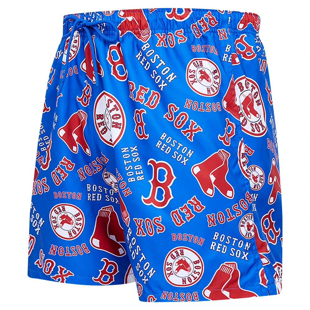 Men's Pro Standard Navy Boston Red Sox Toss Logo Woven Shorts