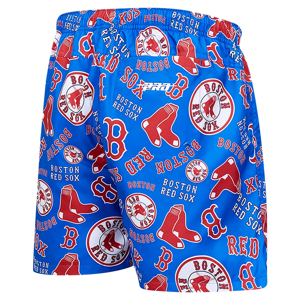 Men's Pro Standard Navy Boston Red Sox Toss Logo Woven Shorts