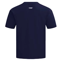 T-shirt à épaules tombantes Turn It Up Pro Standard bleu marine pour homme des Red Sox de Boston